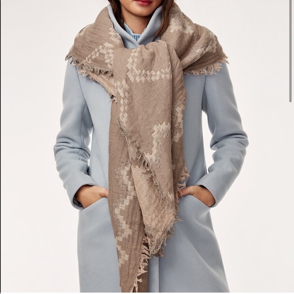 THREE PAIRS ARITZIA Wool Blanket Scarves BUNDLE - Picture 2 of 9